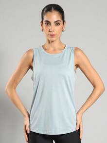Women Sports Tees & Tanks - 薄荷綠 - 查看 2