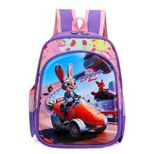 Disney Back To School Animal City Cartoon Print Backpack, Lightweight Large Capacity Casual Daily Use Bag, Multi-Pocket Padded Shoulder Strap Shoulder Bag, Suitable For Campus Travel Outdoor Use Storage Bag, Suitable For Daily Commute Use, Party Gift, Love From Mom - Multicolor - View 13