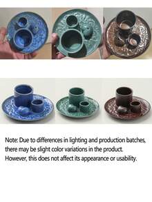 Aromatherapy Burner/Indoor Diffuser; Suitable For Shower Areas And Public Places Like Hotels; Perfect For Yoga And Indoor Spiritual Activities; Exquisite Tea Ceremony Decor; Great Gift For Birthdays Or Graduation - Multicolor - View 8