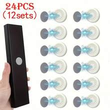12pcs (6Sets) / 8pcs (4 Sets) Magnetic Hooks - Perfect For Remotes, Keys, Router Sockets - Space-Saving For Home And Office Storage Solution, Ideal For Drawer And Desktop Organization, Easy Design, Durable And Sturdy, A Must-Have For Home Use - Multicolor - View 2