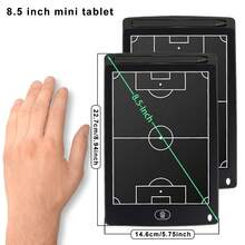 RSP 8.5 Inch/10 Inch/16 Inch LCD Electronic Football/Basketball Tactics Tablet, Digital Strategy Marker Board, Teaching Blackboard For Football Coaches, Suitable For Training And Strategy Planning, Christmas/Birthday Gifts For Ball Sports Enthusiasts - Black - View 21