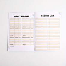 Diário de Viagem Multifuncional para Crianças, Escrever Desenhar Registrar Memórias de Viagem, Caderno de Viagem Pais-Filhos, Presente de Papelaria - Multicolorido - Visão 3