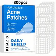 200/400/800pcs Hydrocolloid Acne Pimple Patch, Hydrocolloid Spot Stickers, Covering Zits And Defect, Nighttime Spot Stickers For Face - Round Transparent - View 8