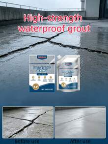 Waterproof Grout Adhesive, Waterproof And Anti-Seepage Tile Floor Crack Filler And Repair Glue For Home Use - A - View 2