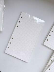 6 Hole A6 Refill Paper, Grid/Dotted/Lined Loose Leaf Planner Inserts, Minimalist Journal Refill Pages For 6 Ring Binder Notebook Budget Planner/Money Tracker Weekly Monthly To Do List A6 Refill Paper - A - View 17
