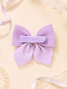 10pcs Multicolor Minimalist Bow Hair Clips, Sweet Bow Hair Clips, Gentle Hair Clips, Exquisite Hair Accessories, Suitable For Girls' Daily School Wear Gifts - Multicolor - View 5