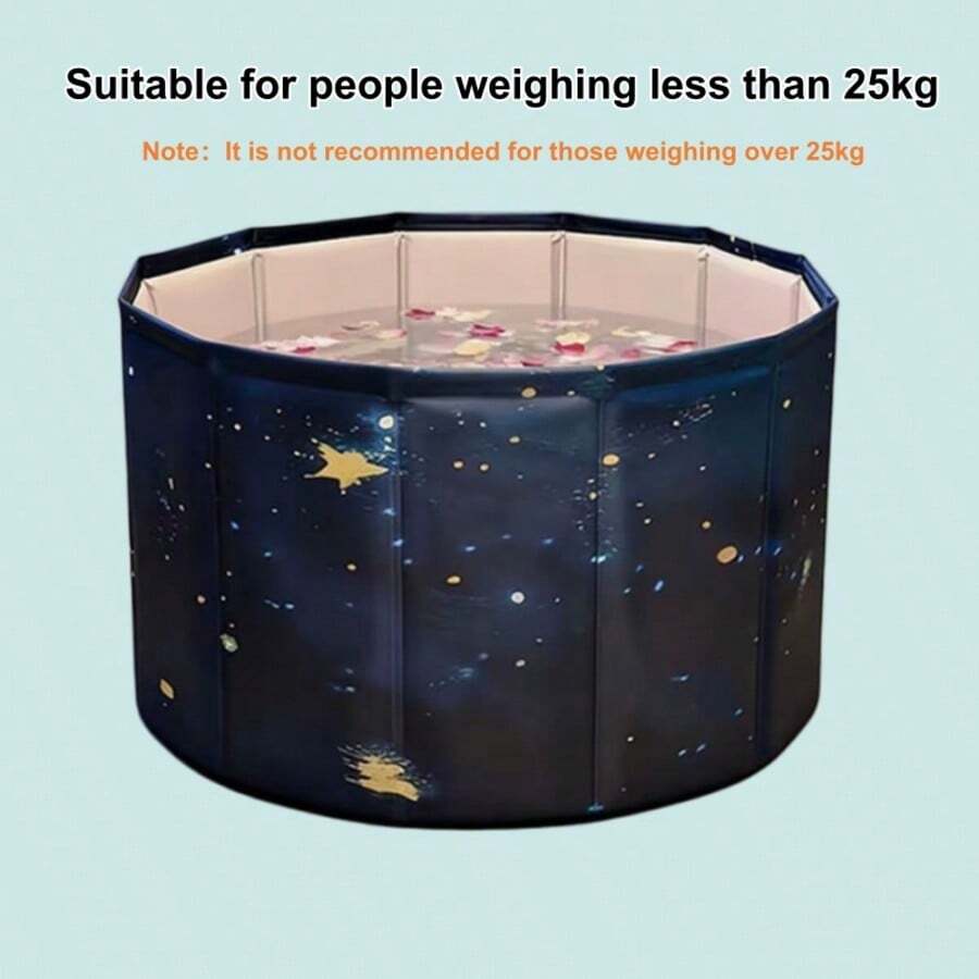 小型家用折疊浴盆,直徑 21.65 英吋,高度 15.75 英吋,適合體重 25kg 以下的人使用 - A - 查看 1