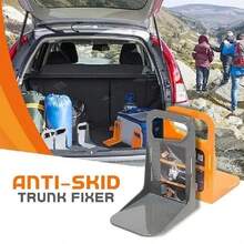 Car Back Auto Trunk Fixed Rack Holder Stand Shake-Proof Organizer Fence Storage Holder Adjustable Distance Storage Box Fixer - A - View 4