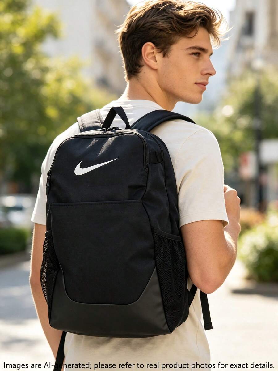 Nike Men's And Women's Backpack, Simple Daily Casual Commuter Backpack Student Backpack NK BRSLA M BKPK - X IB4408-010 - IB4408-010 - View 1