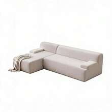 Ultra Soft Cloud Modular Sectional Sofa 108" – Spacious L-Shaped Couch With Chaise Lounge, Deep Seating, No Assembly Needed - Beige - View 9