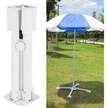 Outdoor Parasol, Stand And Base - 4 Legs - View 11