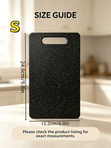 1/3PCS Marble Cutting Board Set, Hanging Plastic Cutting Board, Professional Kitchen Cutting Board, Camping Cutting Board, Home Cutting Board, Cutting Board, Chopping Board, Home Goods Cutting Board, Double-Sided Cutting Board, Washable Plastic Kitchen Cutting Board, Kitchen Accessories And Tools, Kitchen Utensils, Used For Cutting Vegetables, Fruits And Meats, Kitchen Essentials, Kitchen Accessories, Suitable For Christmas, Halloween And Other Holidays - Black - View 7