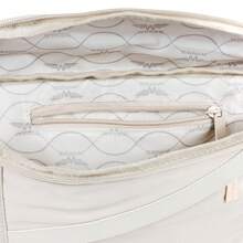 W WINGS Small Crossbody Bag 5L For Travel | Mini Backpack With Adjustable Strap, Breathable Mesh Back And Front Pocket - Beige - View 5