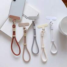 1 Buah Tali Ponsel Nilon Berwarna-warni yang Dapat Diatur, Tahan Lama, Modis, Pendek untuk Casing Ponsel, Aksesori Anti-Hilang, Tali Ponsel - MultiWarna - View 7