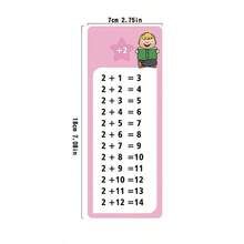 1 Set Children's Flash Cards Math Addition Subtraction Multiplication Division Practice Book Erasable Reusable Children's Learning Mental Calculation Training Cards School Training Math Textbook - Multicolor - View 11