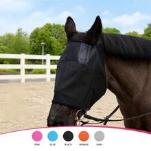 Horse Fly Mask Full Face UV Protection Horse Face Mask, Breathable Fine Mesh Horse Fly Mask - Multicolor - View 6