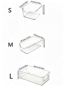 1/2 Piezas Caja Organizadora de Escritorio Apilable Transparente, Contenedor Multiusos de Gran Capacidad, Estuche de Almacenamiento a Prueba de Polvo para Artículos de Papelería, Cosméticos, Notas, Documentos de Papel & Artículos Varios Diarios, Ideal para Uso en el Hogar, Oficina y Escuela - transparente - Ver 1