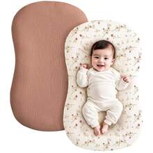 2PCS Baby Cotton Gauze Bionic Bed Cover, Super Soft Portable Baby Bed Sheet, Printed Bedding Set For Boys And Girls - Multicolor - View 13