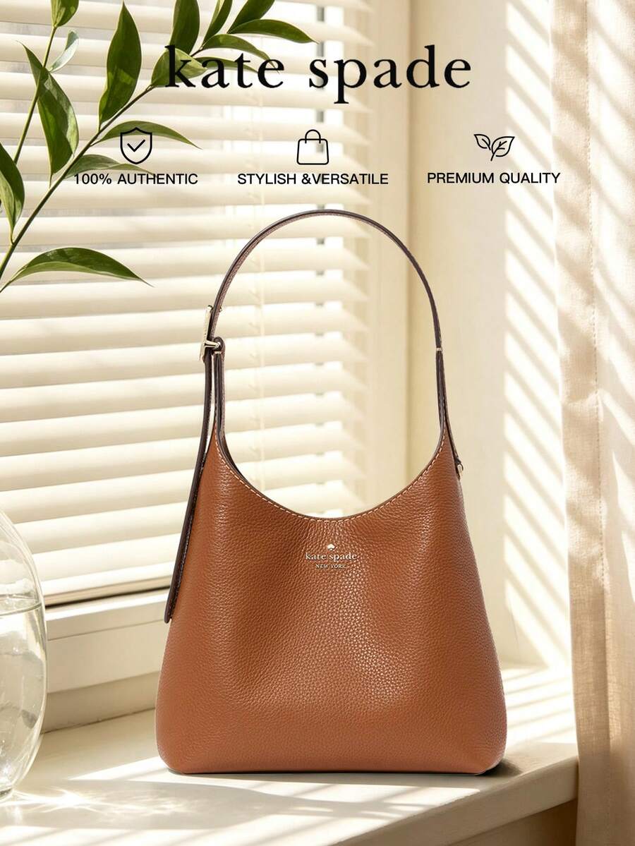 Kate Spade KS 454 女款波希米亞風單肩包 時尚手拿包 適合派對與購物 精巧極簡斜挎包 - 棕色 - 查看 1