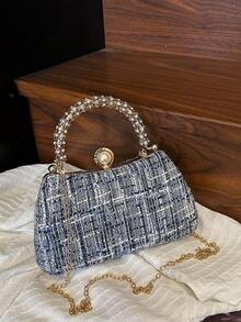 Fashion Party Handheld Evening Bag - Blue - View 2