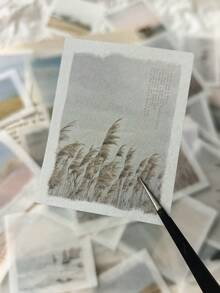 1 Pack 52pcs Landscape Poetry Washi Stickers DIY Scrapbook Journaling Material Stickers - DT238 - View 5