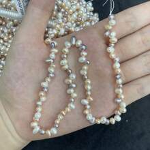 1 Strand 36cm Natural Freshwater Pearls Top Hole Rice Pearl Beads For Jewelry Making DIY Women Men Necklace Bracelets Handicrafts Accessories - Nugget Pearl - View 10
