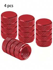 2/4/8pcs Anodized Aluminum Tire Valve Stem Assembly, Corrosion Resistant, Universal Stem Covers For Cars, Trucks, Motorcycles, SUVs And Bicycles - Multicolor - View 14