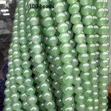 100顆 8mm 仿玉彩色玻璃圓珠,DIY手鍊串珠散珠 - 彩色 - 查看 17