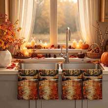 2/4/48pcs Autumn Series Autumn Stream Oil Painting Pattern Printed Kitchen Towels - Super Soft, Highly Absorbent Polyester Tableware And Hand Towels, Perfect For Holiday Decor, Kitchen Decor, Party Decor. - Multicolor - View 2