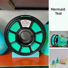 Translucent Rainbow Gradient PETG Filament 1.75mm - High-End 3D Printing Material, 99.9% Compatible With FDM Printers, Vibrant Multi-Color Effect, Vacuum-Sealed Moisture-Proof Packaging, 1kg Spool For Creative Projects, Random Color 5m Sample Roll - Gradient Colors - View 24