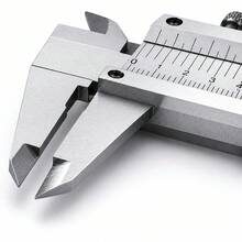 Paquímetro Universal De Precisão Aço Inox Analógico Com Estojo Profissional - Paquimetro - Visão 9