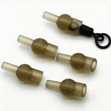 20/30pcs Soft Plug Beads - Selongsong Senar Pancing Karet PVC Lepas Cepat, Desain Anti Kusut Cokelat, Untuk Pengelolaan Senar Pancing dan Pengorganisasian Peralatan Pancing, Ideal Untuk Nelayan dan Penggemar Aktivitas Luar Ruangan - MultiWarna - View 4