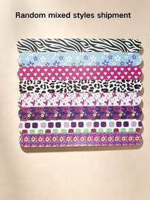 5pcs Ditsy Floral Double-Sided Nail Files, EVA Sponge Nail Files, 5cm/6cm/17.8cm Multiple Sizes Available - Multicolor - View 8