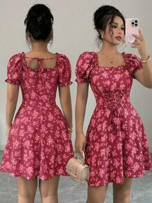 Women Short Dresses - 不同顏色的4 - 查看 1