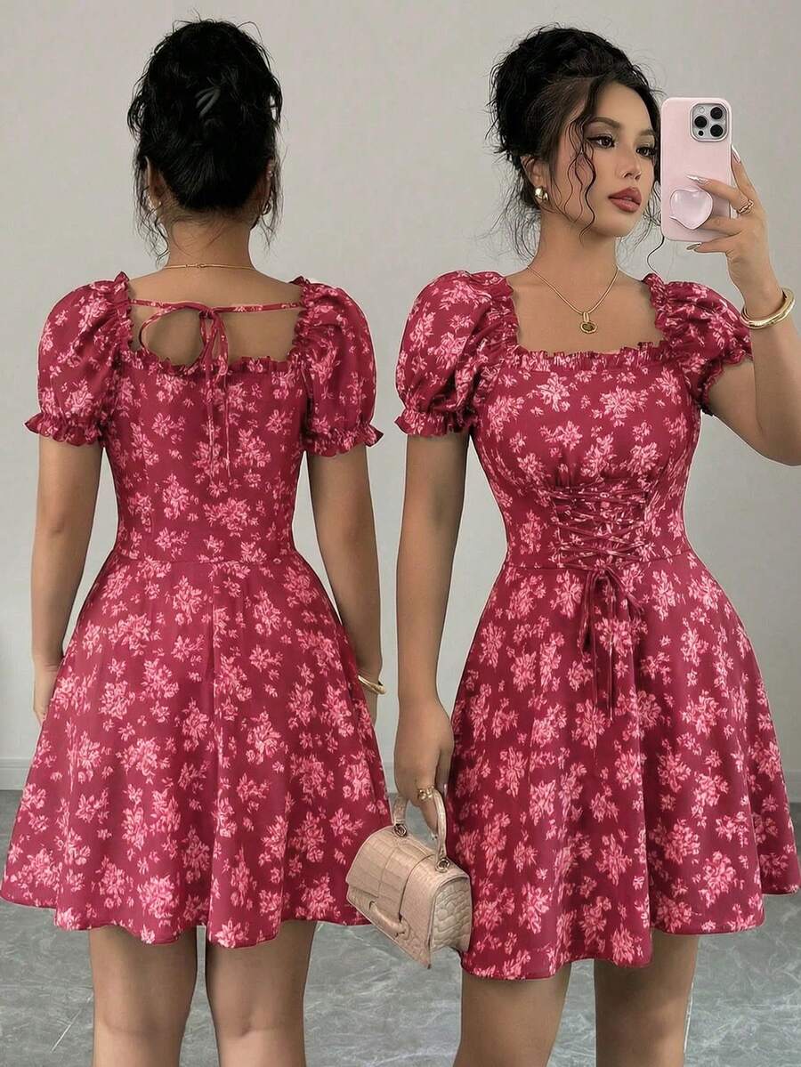 Women Short Dresses - 不同顏色的4 - 查看 1