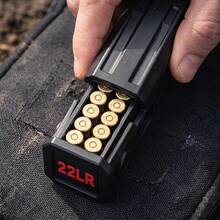 1個 30發 22LR 便攜式彈藥盒 - 輕量化迷你長型口袋尺寸子彈收納盒，適合射擊場或戶外活動使用，堅固構造高抗壓，男性好友理想禮物，萬聖節、聖誕節禮物 - 彩色 - 查看 7