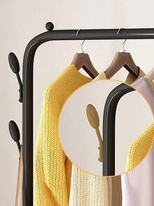 Double-Tier Garment Rack (96*38*135cm) – Heavy-Duty Metal With Shoe Rack, Storage & Organization, Easy To Assemble (Black) - View 2