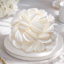 100pcs/120pcs Round Cake Decorations, Can Be Used For DIY Swan And Rose Shaped Cake Edges. These Are Spherical Baking Decorations, Suitable For Birthday, Wedding Parties - Multicolor - View 1