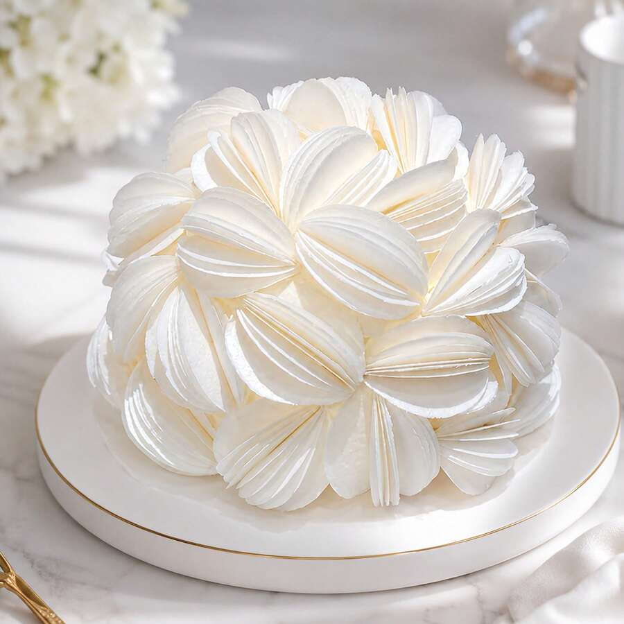 100pcs/120pcs Round Cake Decorations, Can Be Used For DIY Swan And Rose Shaped Cake Edges. These Are Spherical Baking Decorations, Suitable For Birthday, Wedding Parties - Multicolor - View 1