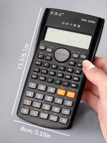 1pc Student Multifunctional Scientific Function Calculator, Exam-Specific Function Calculator, 12-Digit Display Multifunctional Financial Computer, Portable Calculator For Student And Office Use (Random Style), Back To School - one-size - View 8
