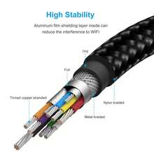 USB-C 轉 USB 轉接頭，USB-C 公頭轉 USB 母頭 OTG 數據傳輸線，加厚尼龍編織連接傳輸線 黑色定向線，鋁合金，USB 3.0 延長線，適用於 iPhone/Pro/Air [多色] - 彩色 - 查看 6