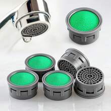 6pcs Faucet Pressure Booster Filter, Suitable For Kitchen, Sink And Bar Faucet, Universal Size, Easy To Replace And Install, Effectively Save Water, Filter Impurities And Prevent Splashing - Multicolour - View 2