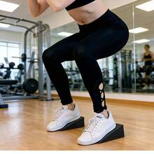 2pcs Squat Wedge Ramp Pedals, Ideal For Yoga, Strength Training And Deep Stretching, Suitable For Weightlifting, Squats, Calf Stretching, Home Gym Training, Gym Equipment - Multicolor - View 9