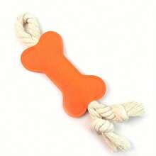 1pc Customized Pet Bone-Shaped Chewing Interactive Toy, Felt Material Dog Chewing Grinding Tearing Toy, Multiple Colors Available - Multicolor - View 11
