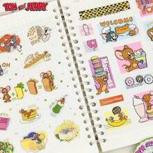 Warner Bros 1pc Genuine 'Tom And Jerry' Foil-Stamped Frosted Sticker Cartoon Waterproof Toy Stickers, PVC Material,For Guitar Phone Water Mug Decor Decal,Perfect Birthday Gift - Party Gift - Holiday Gift - Back To School Gift(Random Style) - Multicolor - View 3