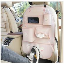 1pc Car Seat Organizer - Multi-Pocket Storage Bag With Tissue Box, Cup Holder And Phone Slot - Perfect For Vehicle Organization, Car Accessories - A - View 4