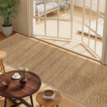 1pc Long Strip Faux Sisal Rug - Machine Washable Mat, Suitable For Entryway, Bathroom, Hallway, Kitchen, Laundry Room, Kitchen Mat, Long Strip Rug, Area Rug, Decorative Rug, Home Decor, Washable Rug - Camel - View 15