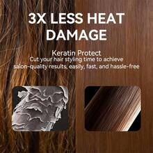 Hatteker 4-In-1 Multifunctional Hot Air Brush, Home And Salon Hair Styling Blow Dryer Comb For Straight And Curly Hair - Black - View 8