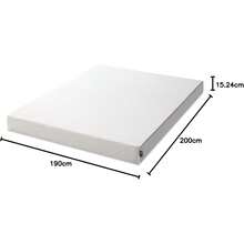 Esencial para el Enfriamiento |   Colchón Firme de Foam Que Brinda Frescura al Dormir |   Enviado en Caja |   Garantía de 10 años - Blanco - Ver 2