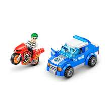 ZURU MAX- Max City Series Pursuit Squad Building Block Motorcycle And Police Car Toy Interactive Toys Motorcycle Building Block Toy Toys For Boys - Blue - View 5